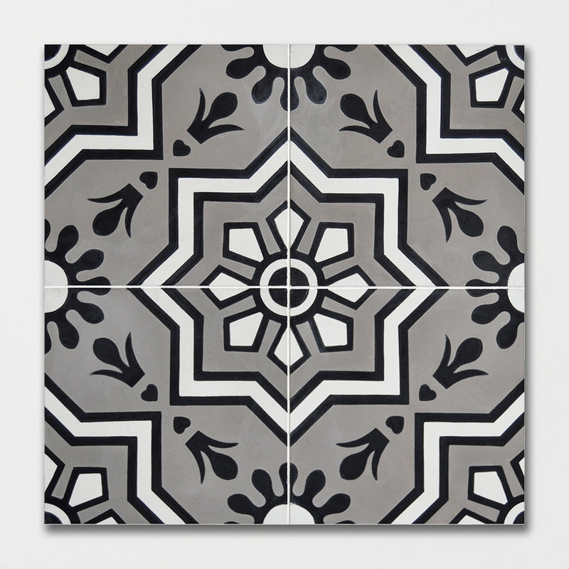 Handmade Alpha Honed Cement Tiles 8x8 Cement Honed 8x8 Tiles — 2