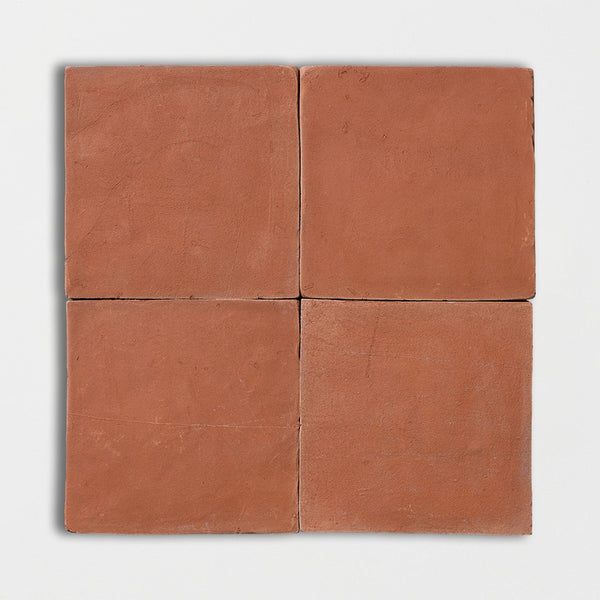 Handmade Cotto Dark Natural Terracotta Tiles 6x6