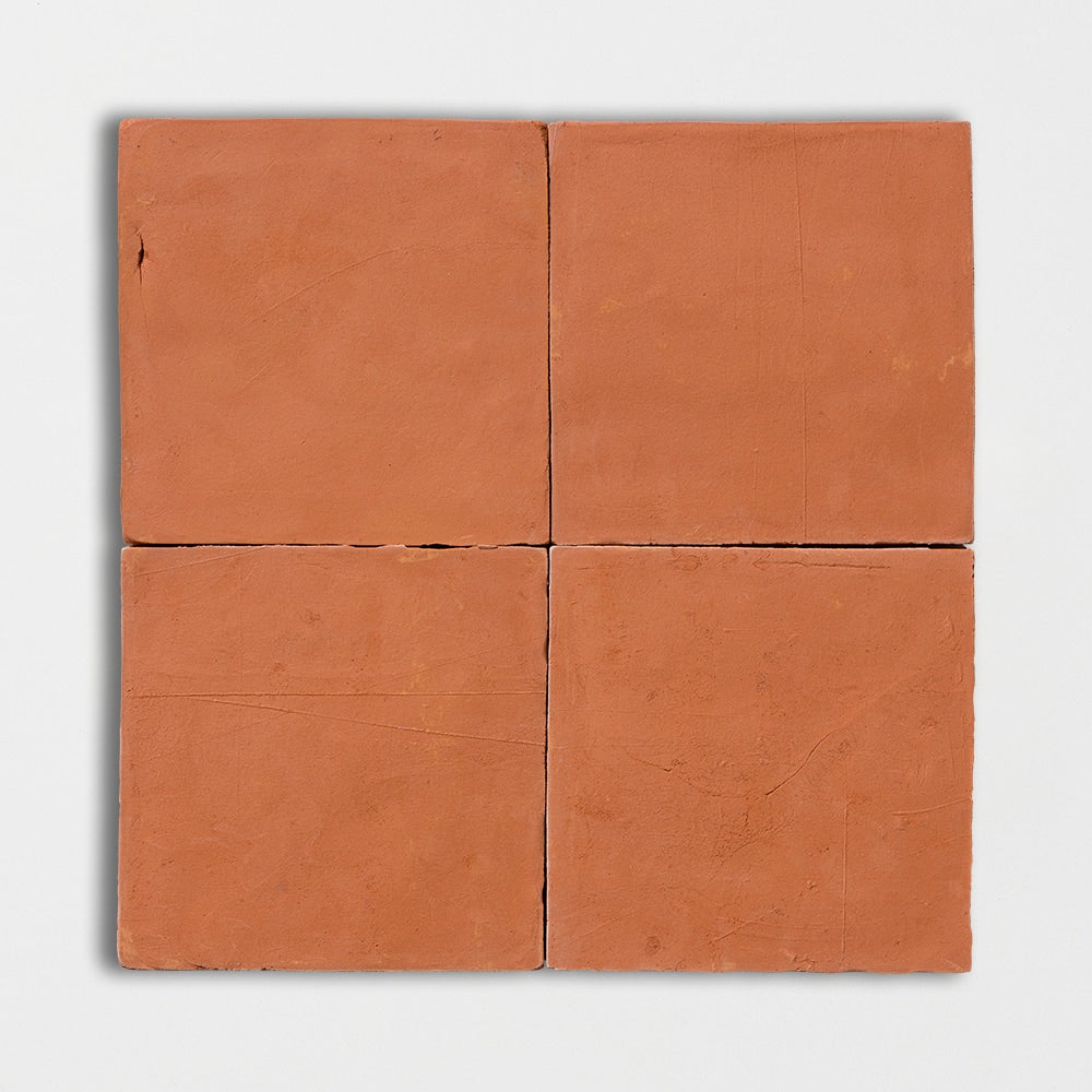 Handmade Cotto Light Natural Terracotta Tiles 6x6 Terracotta Natural 6x6 Tiles
