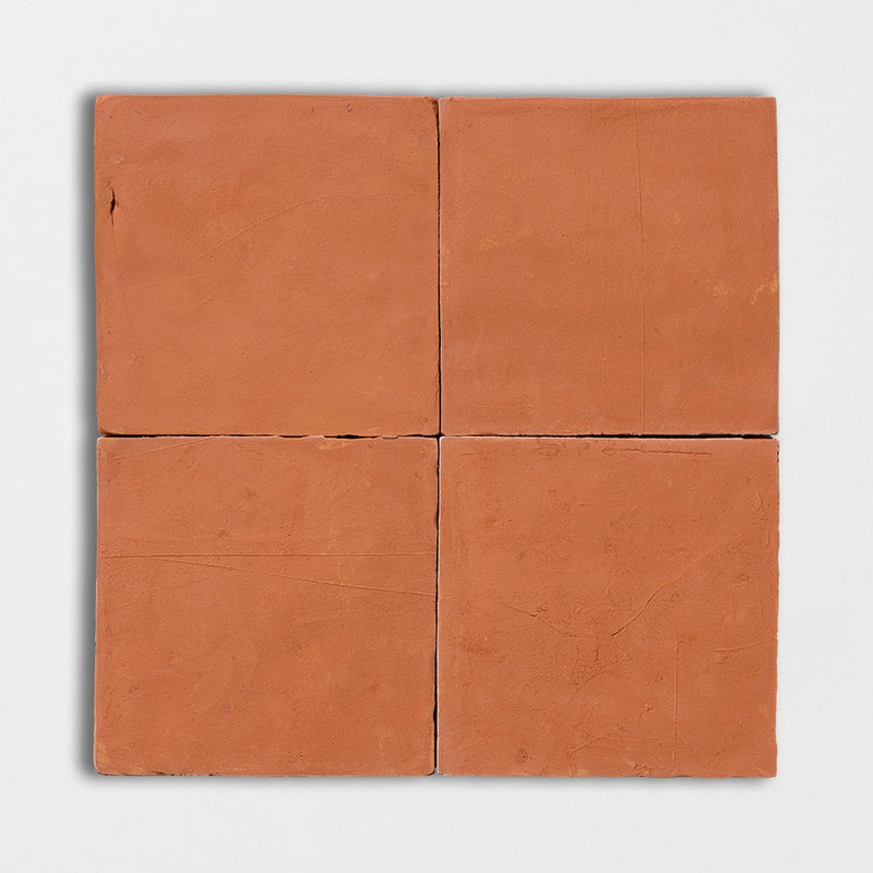 Handmade Cotto Light Natural Terracotta Tiles 6x6 Terracotta Natural 6x6 Tiles