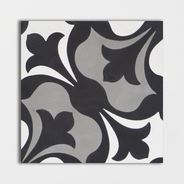 Handmade Fiorella Honed Cement Tiles 8x8