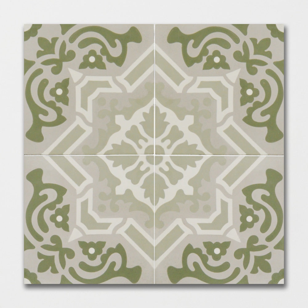 Handmade Khaki Honed Cement Tiles 8x8 Cement Honed 8x8 Tiles — 2