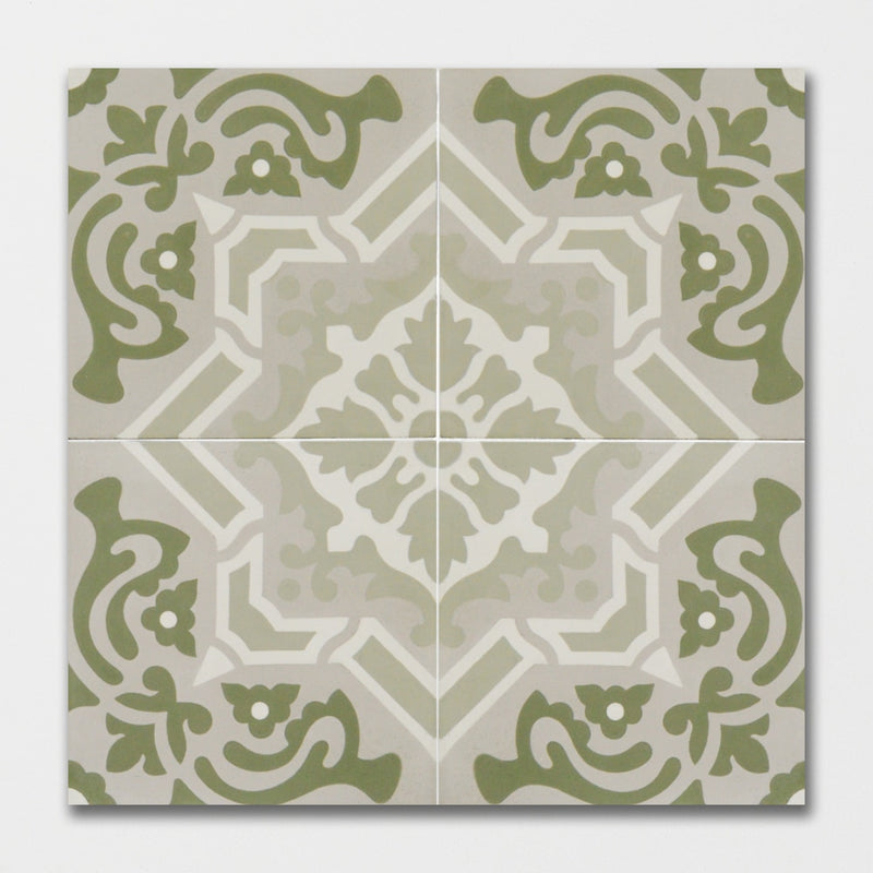 Handmade Khaki Honed Cement Tiles 8x8 Cement Honed 8x8 Tiles — 2