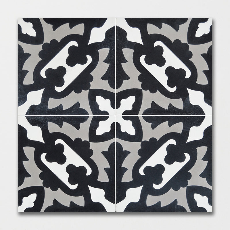 Handmade Ornament Honed Cement Tiles 8x8 Cement Honed 8x8 Tiles — 2