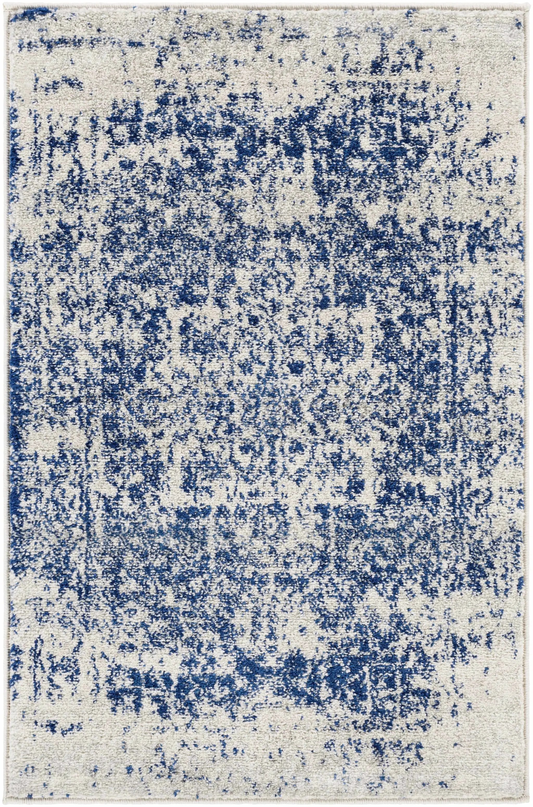 Rachel Navy Area Rug by Hauteloom