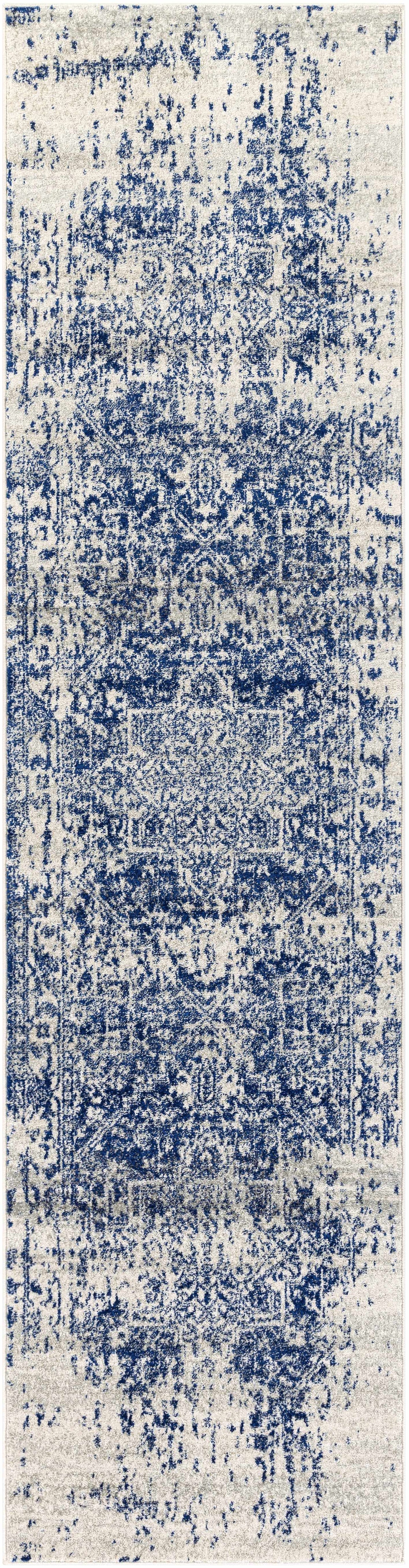 Rachel Navy Area Rug by Hauteloom