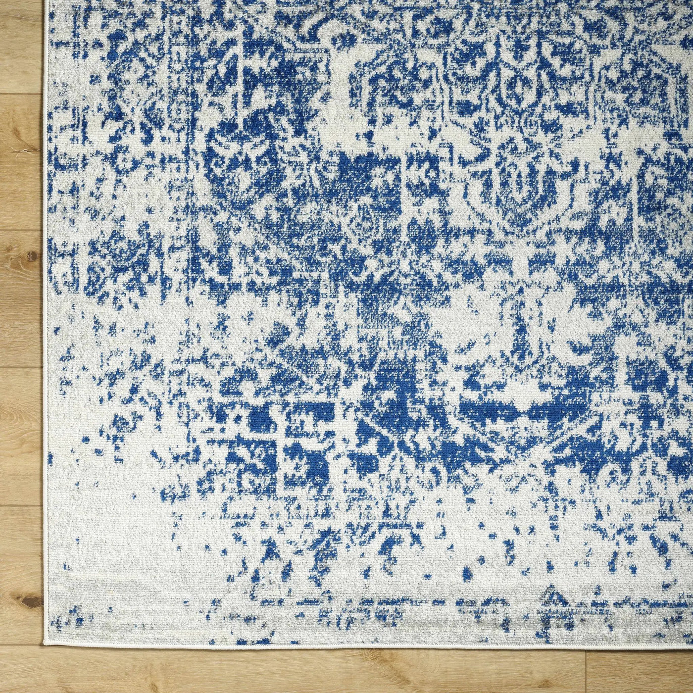 Rachel Navy Area Rug by Hauteloom
