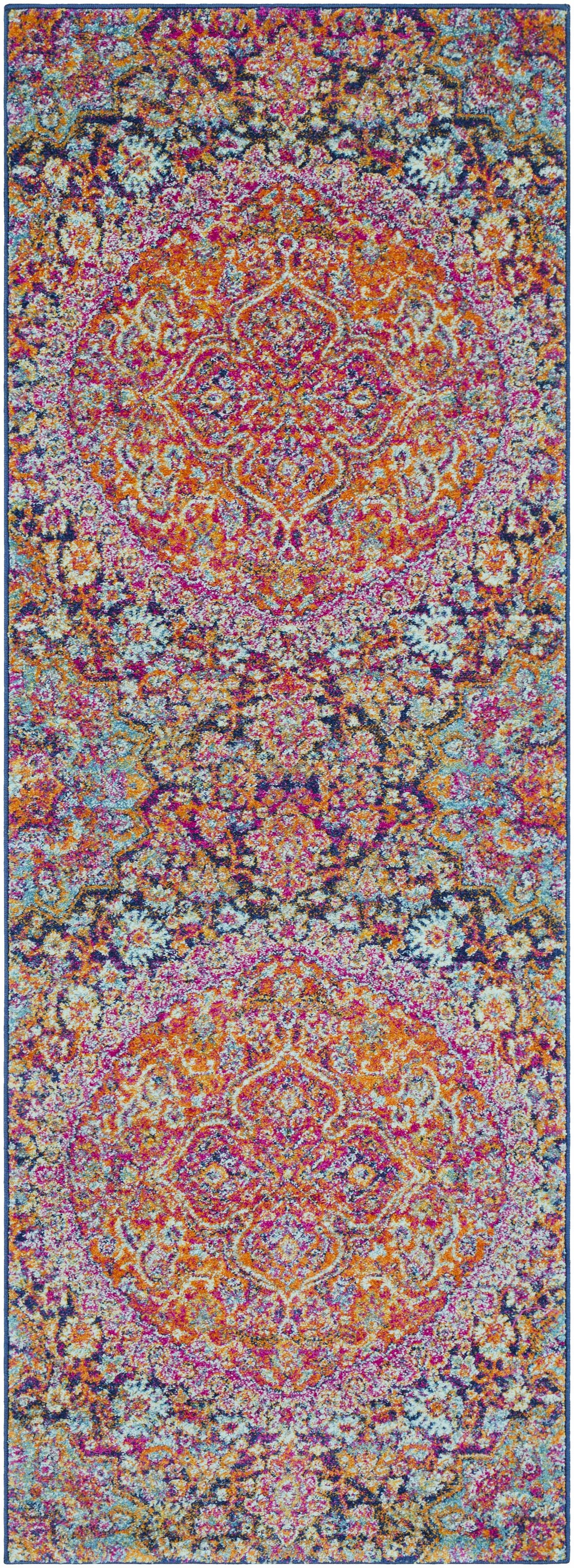 Burnt Orange Ojus Area Rug by Hauteloom