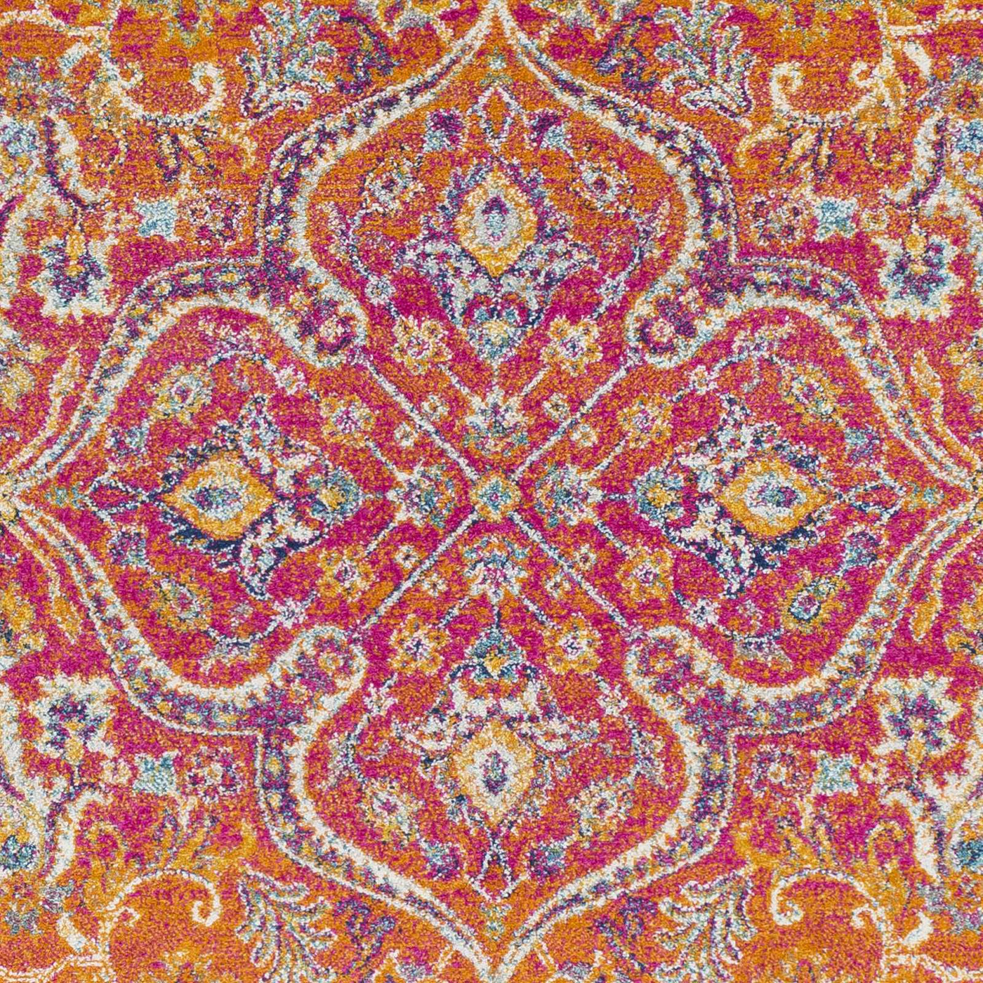 Burnt Orange Ojus Area Rug by Hauteloom