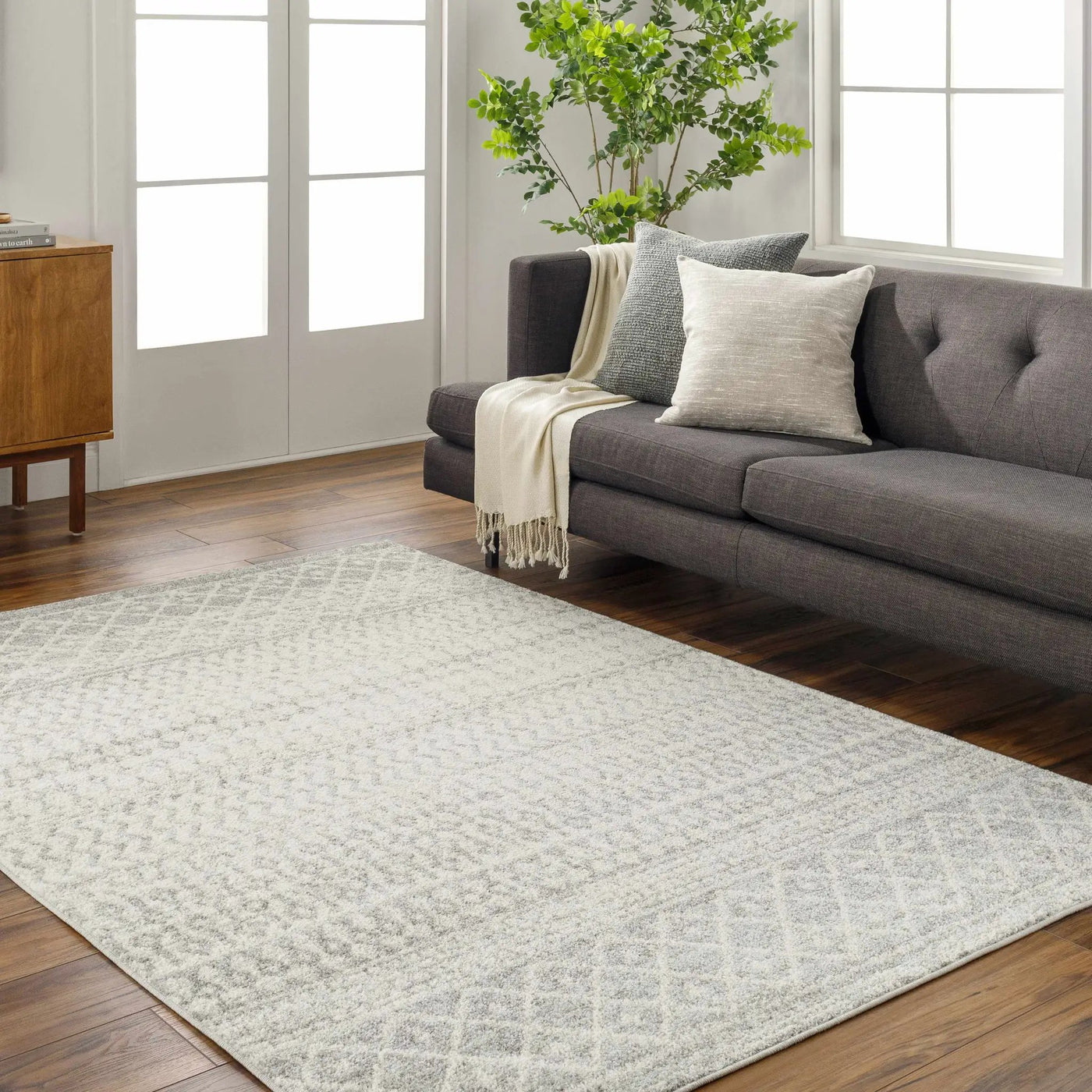 Constantin Gray Area Rug by Boutique Rugs