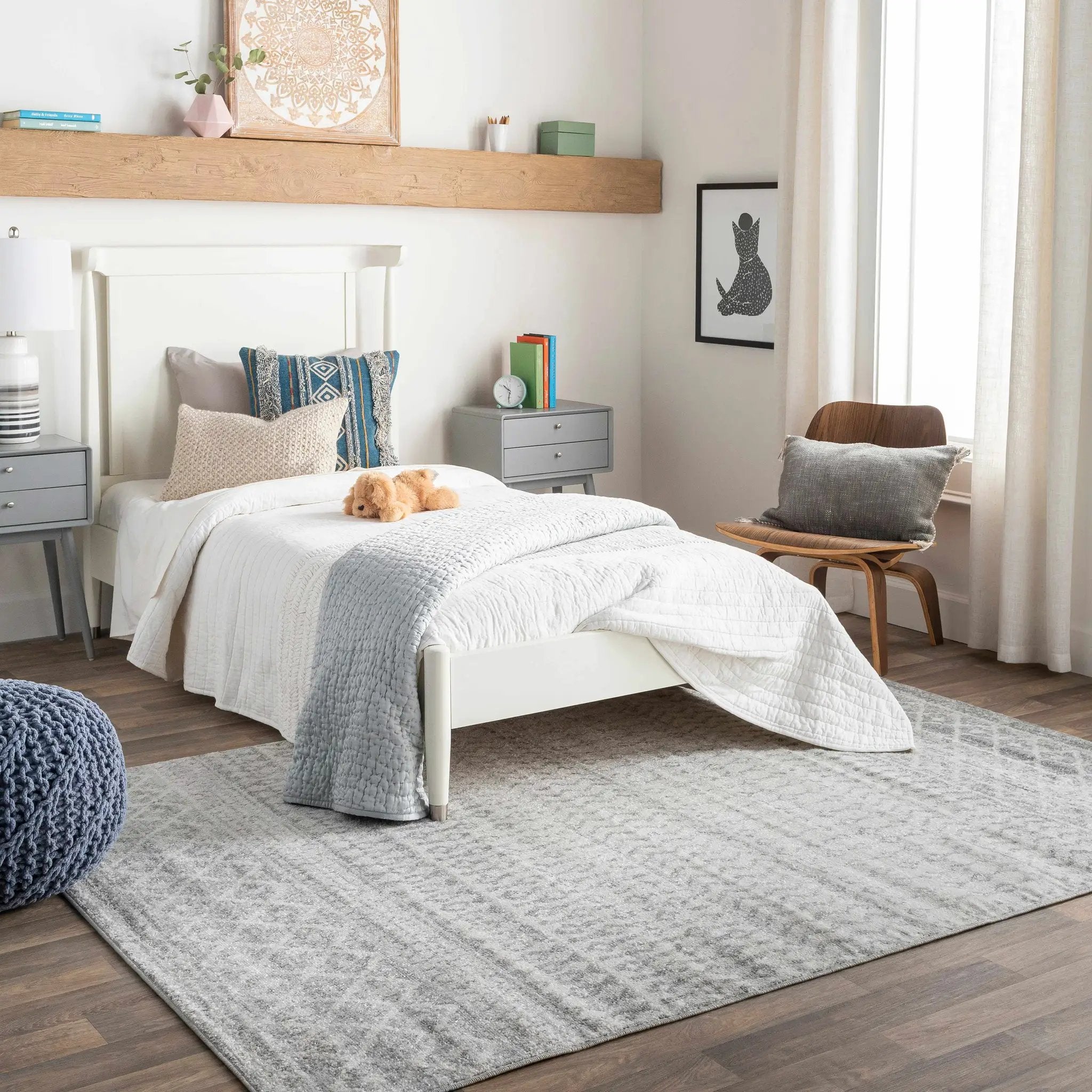 Constantin Gray Area Rug by Boutique Rugs