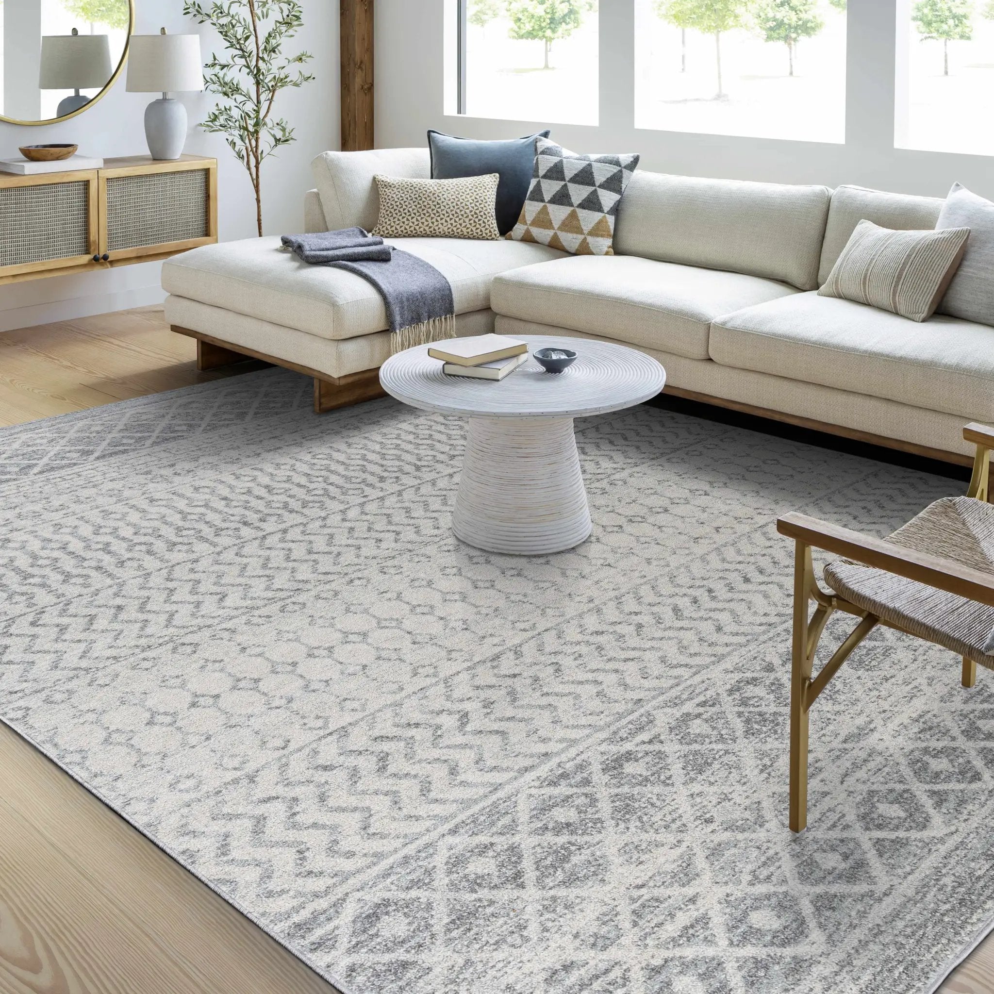 Constantin Gray Area Rug by Boutique Rugs