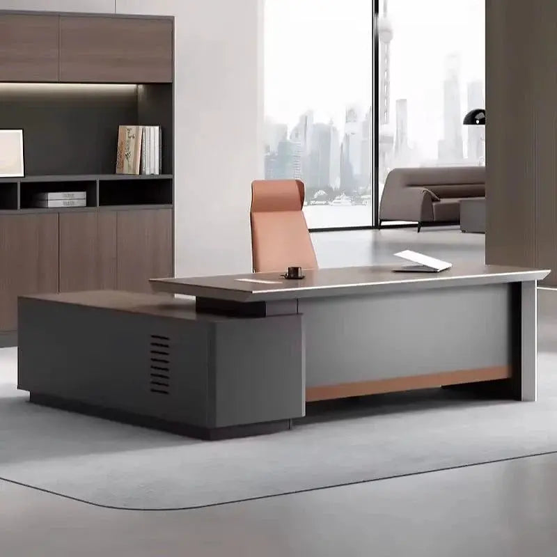 Elgin · Modern L-Shaped Executive Desk by Arc Grove