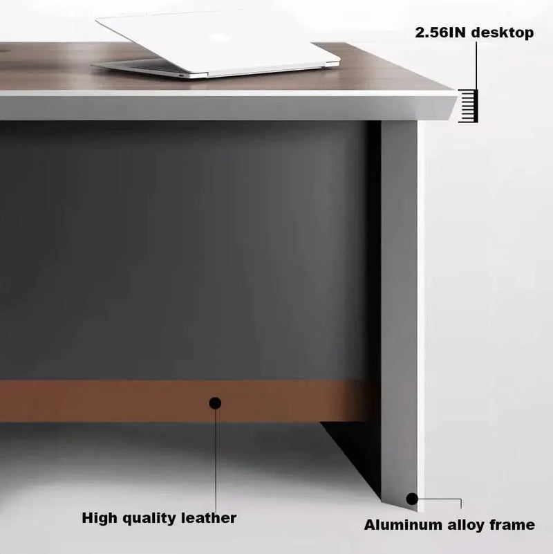 Elgin · Modern L-Shaped Executive Desk by Arc Grove