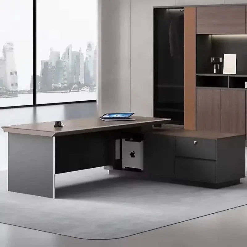 Elgin · Modern L-Shaped Executive Desk by Arc Grove