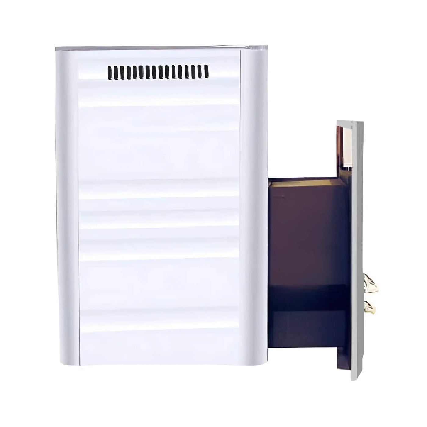 Harvia Duo Series Stainless Steel Wood Sauna Stove With Sauna Stones [WK200SLUX/WK360SLUX] (SAK68420) by SAKSBY WHOLESALE