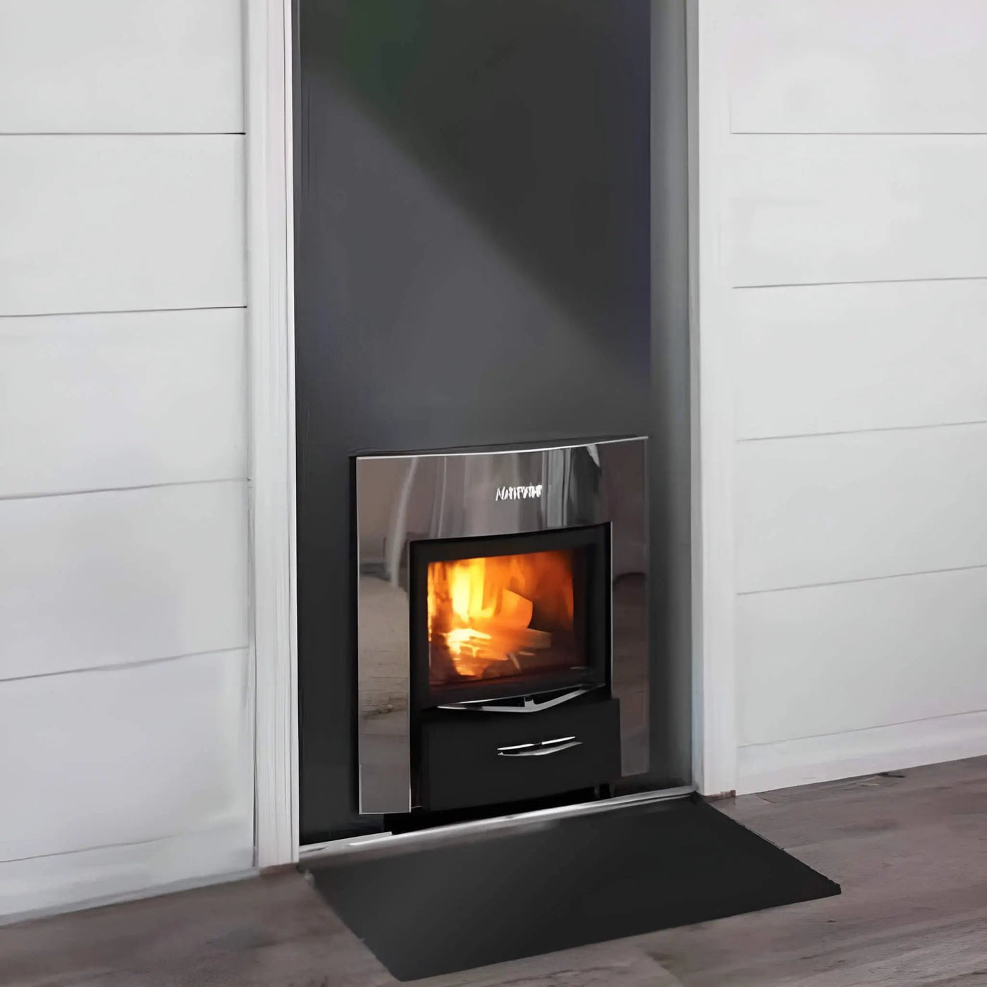 Harvia Duo Series Stainless Steel Wood Sauna Stove With Sauna Stones [WK200SLUX/WK360SLUX] (SAK68420) by SAKSBY WHOLESALE