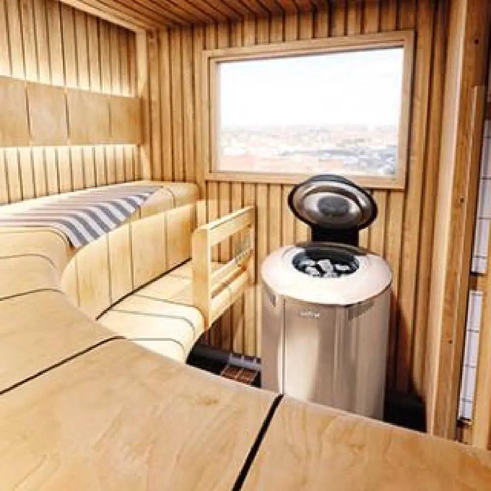 Harvia Forte AF Sauna Heater With Keypad Lock, Splash Proof Control Panel & Sauna Stones [HAFU] (SAK24015) by SAKSBY WHOLESALE