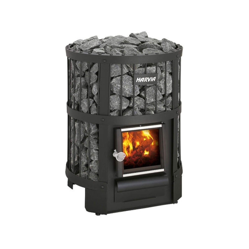 Harvia Legend 150 16KW Wood-Burning Sauna Stove Package [LGND-PKG-BK/SS] (SAK65148) by SAKSBY WHOLESALE