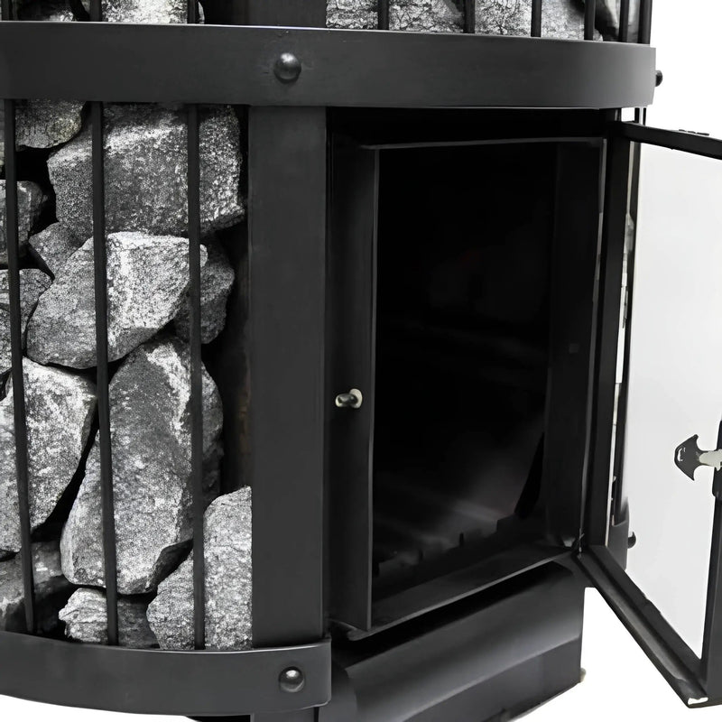 Harvia GreenFlame Legend 240 Wood Sauna Stove With Sauna Stones, 15.9KW [WK200LD] (SAK84935) by SAKSBY WHOLESALE