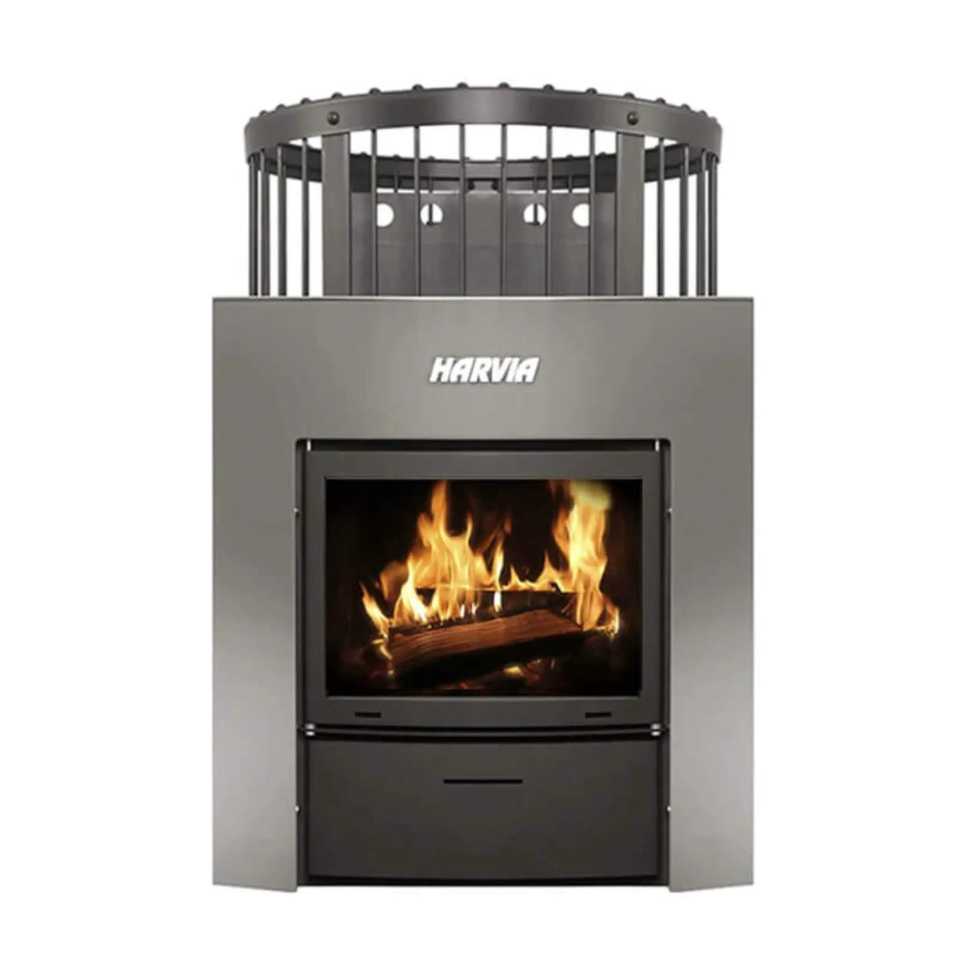 Harvia Legend Duo Wood Burning Sauna Stove/Fireplace Combo With Sauna Stones (SAK30749) by SAKSBY WHOLESALE