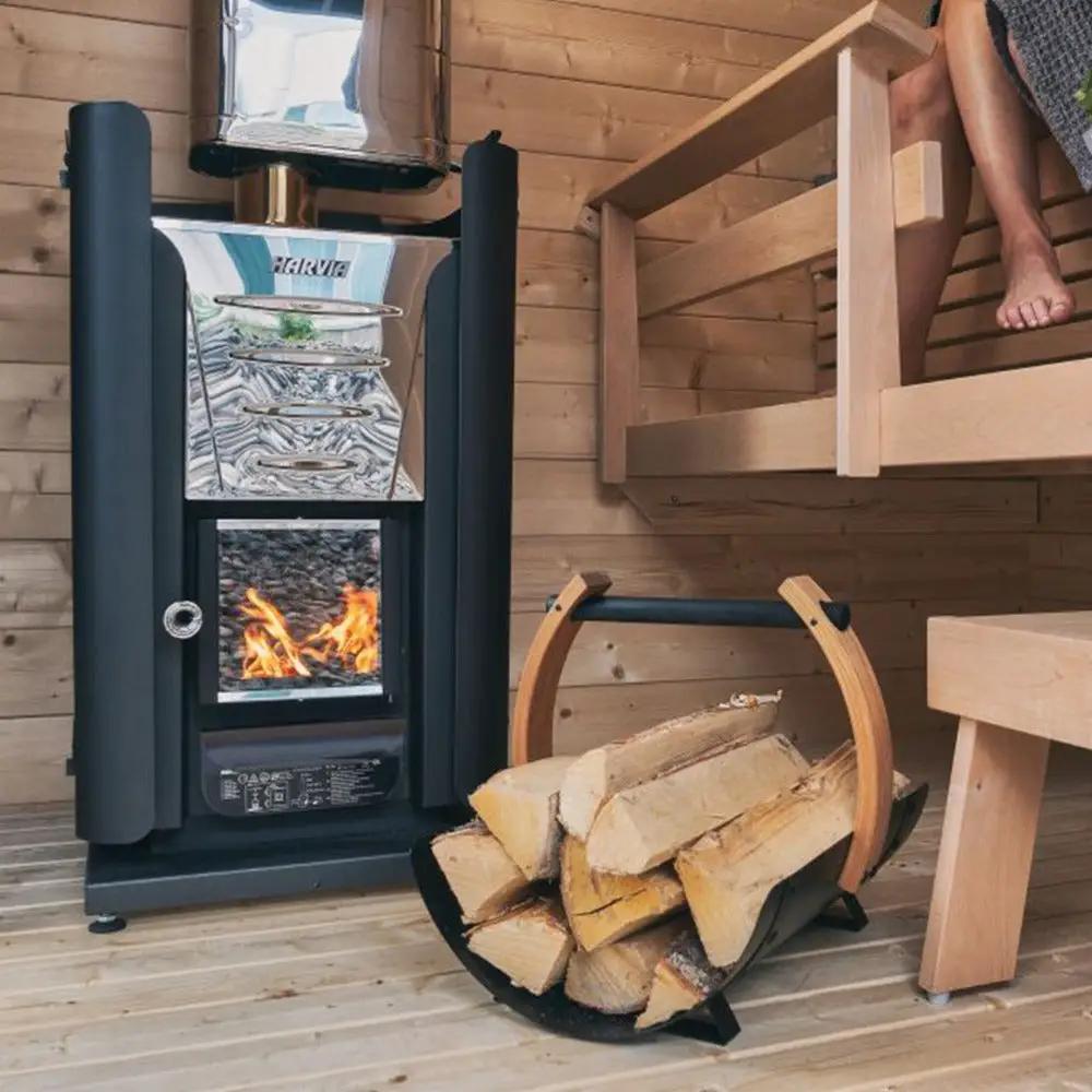 Harvia Pro 20 Premium Wood-Burning Sauna Heater Stove Package [PRO20-PKG] (SAK15748) by SAKSBY WHOLESALE