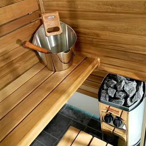 Harvia Vega Compact 3500 3.5KW Sauna Heater with Built-in Control - Finnish Sauna Builders by Finnish Sauna Builders