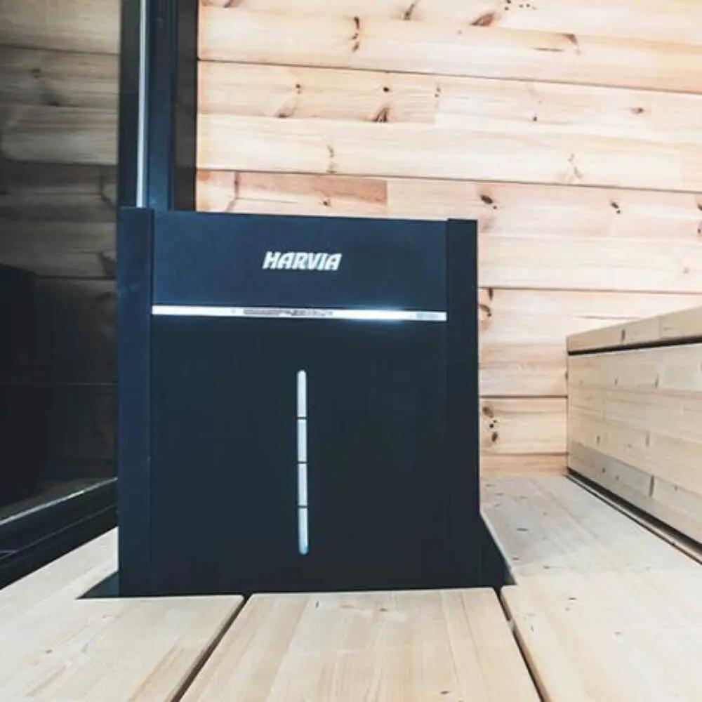 Harvia Virta Combi HL Electric Sauna Heater With Xenio Series Digital Control & Sauna Stones (SAK38527) by SAKSBY WHOLESALE