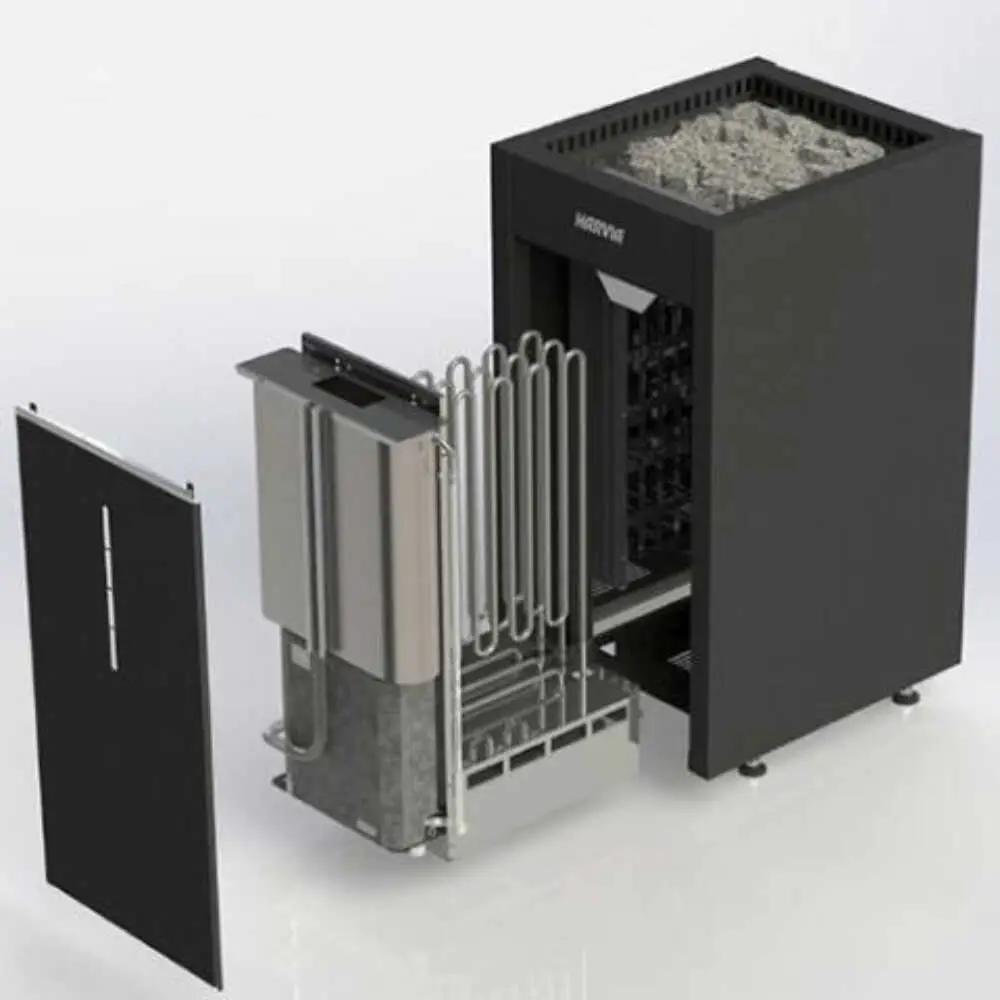 Harvia Virta Combi HL Electric Sauna Heater With Xenio Series Digital Control & Sauna Stones (SAK38527) by SAKSBY WHOLESALE