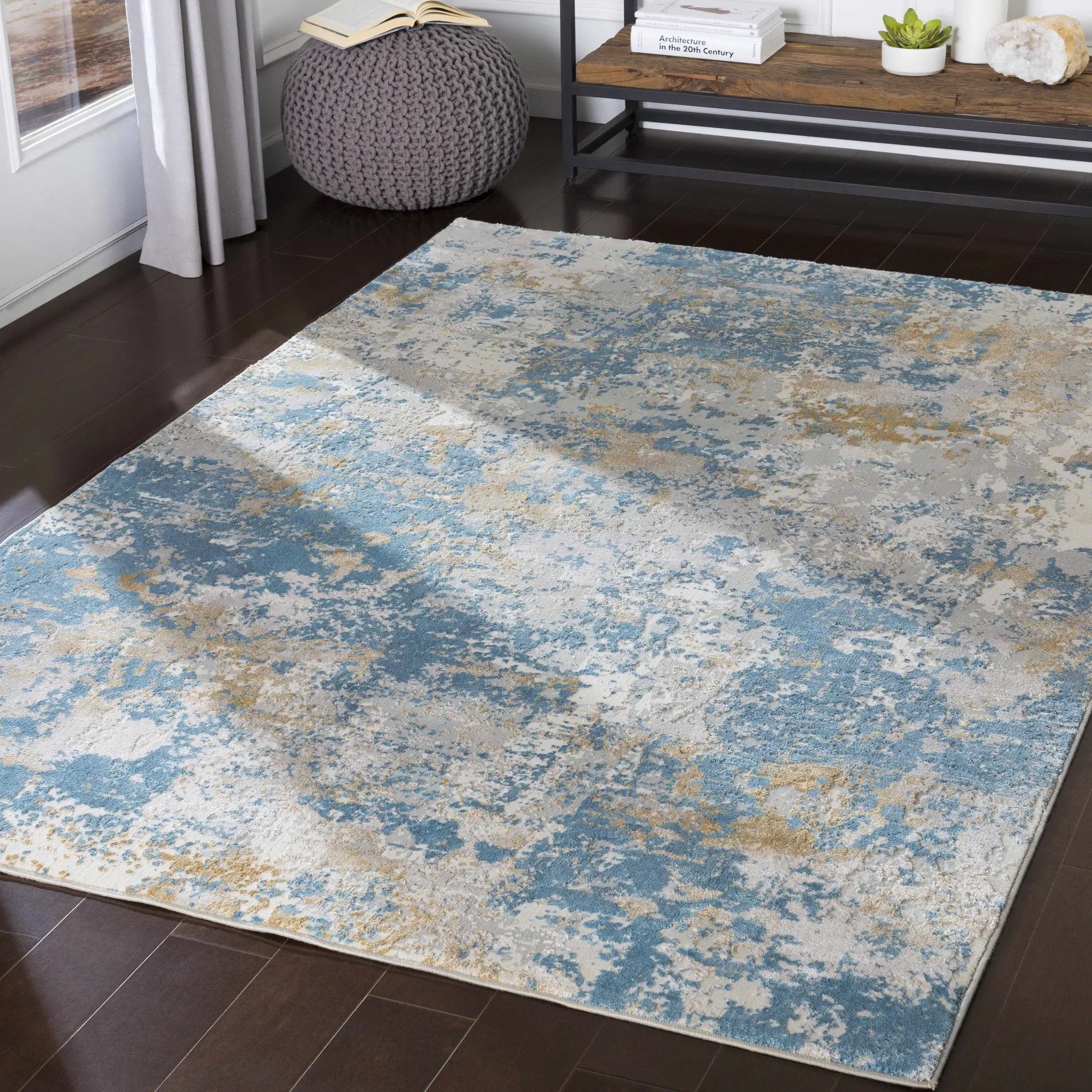 Hawes Faux Silk Rug - Clearance by Boutique Rugs