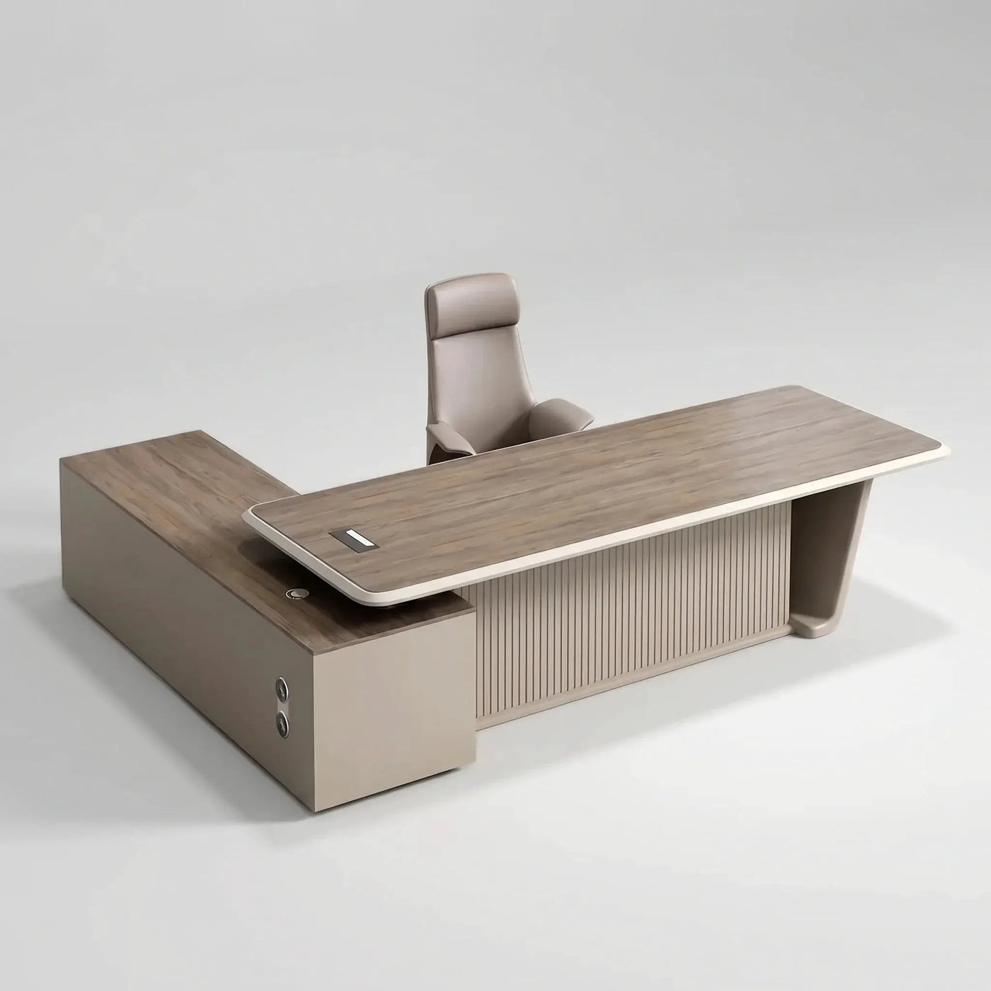Brimley · Modern L-Shaped Executive Desk by Arc Grove