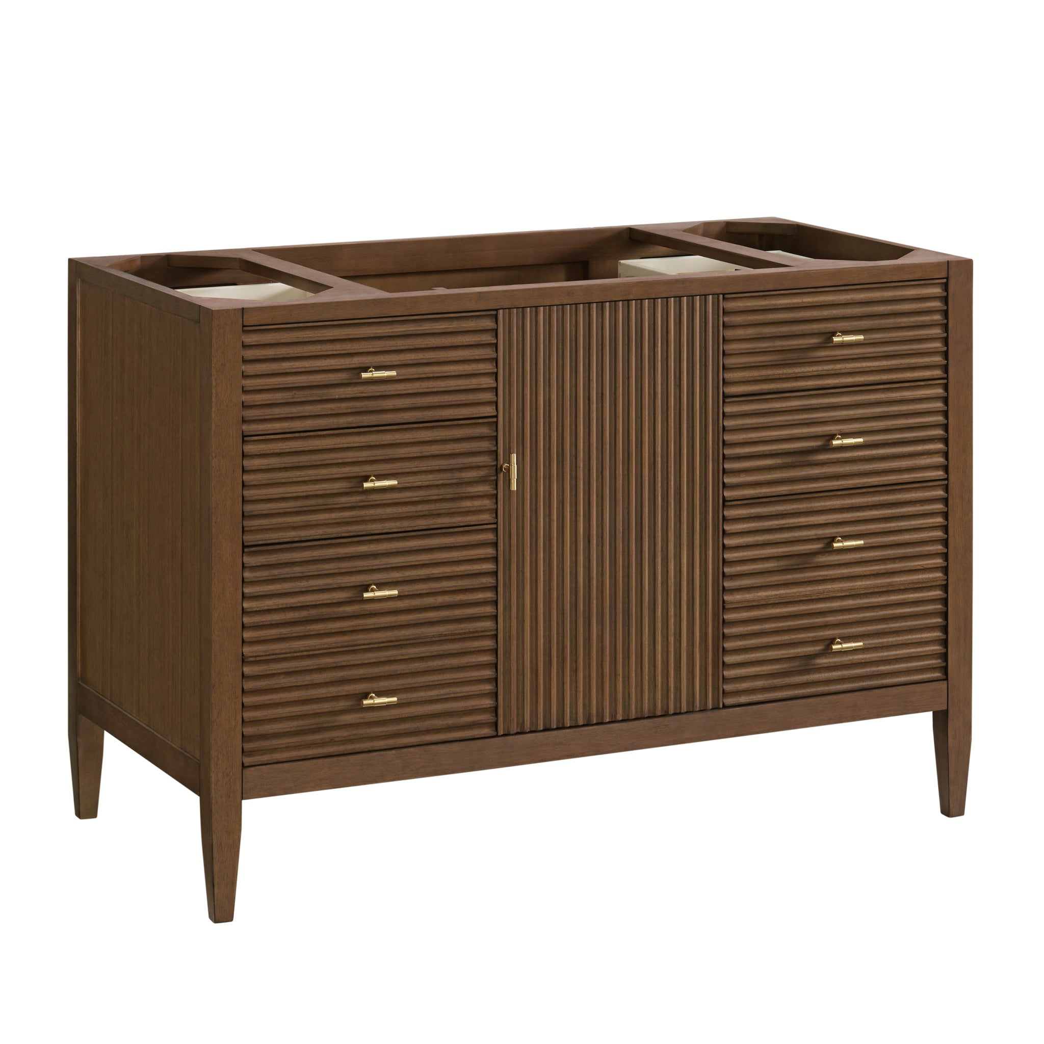 James Martin Myrrin 48" Single Bathroom Vanity, Mid-Century Walnut, view 33