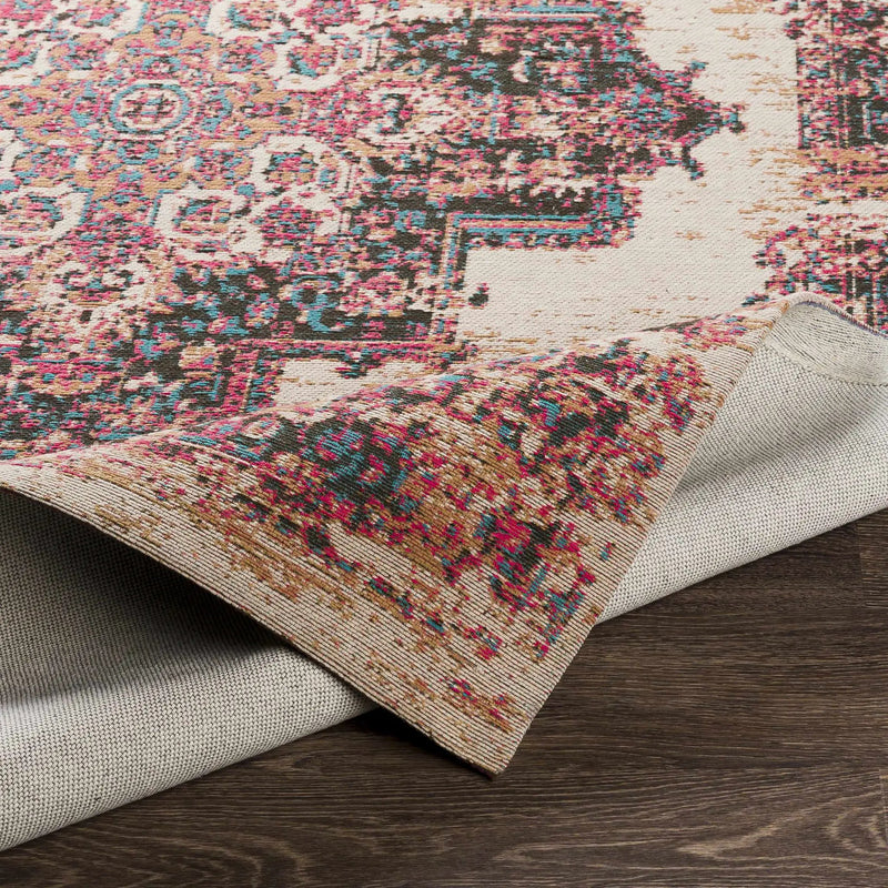 Heaton Red Medallion Area Rug - Clearance by Boutique Rugs