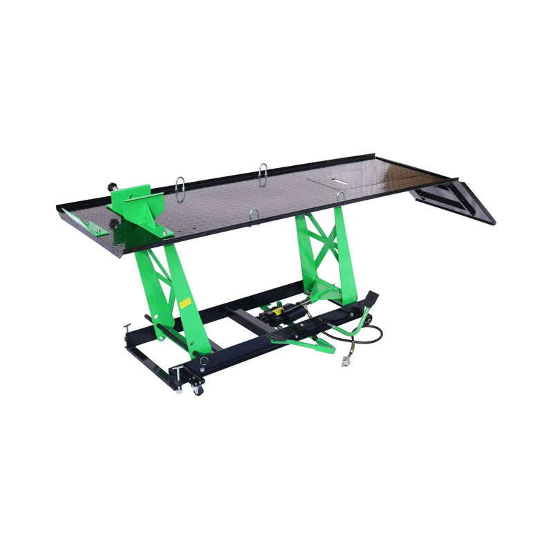 Heavy-Duty 1000LBS Air Hydraulic Motorcycle ATV Lift Jack Table (SAK78351) by SAKSBY WHOLESALE