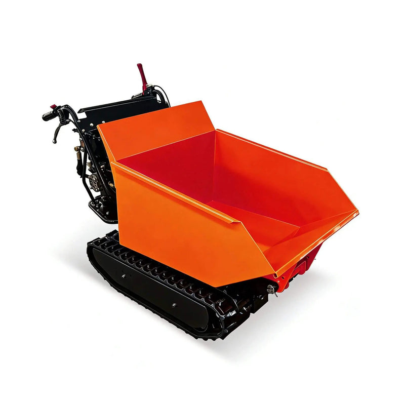 Heavy-Duty 1100LBS 10HP Gas-Powered Track Barrow With Hydraulic Assist (SAK48291) by SAKSBY WHOLESALE