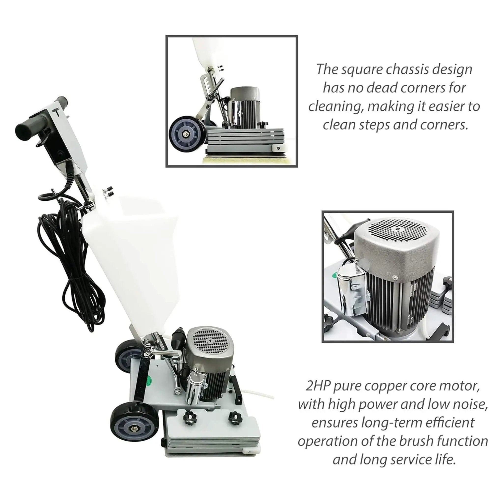 Heavy-Duty 110V Multi Functional Electric Floor Polishing Machine (SAK31859) by SAKSBY WHOLESALE