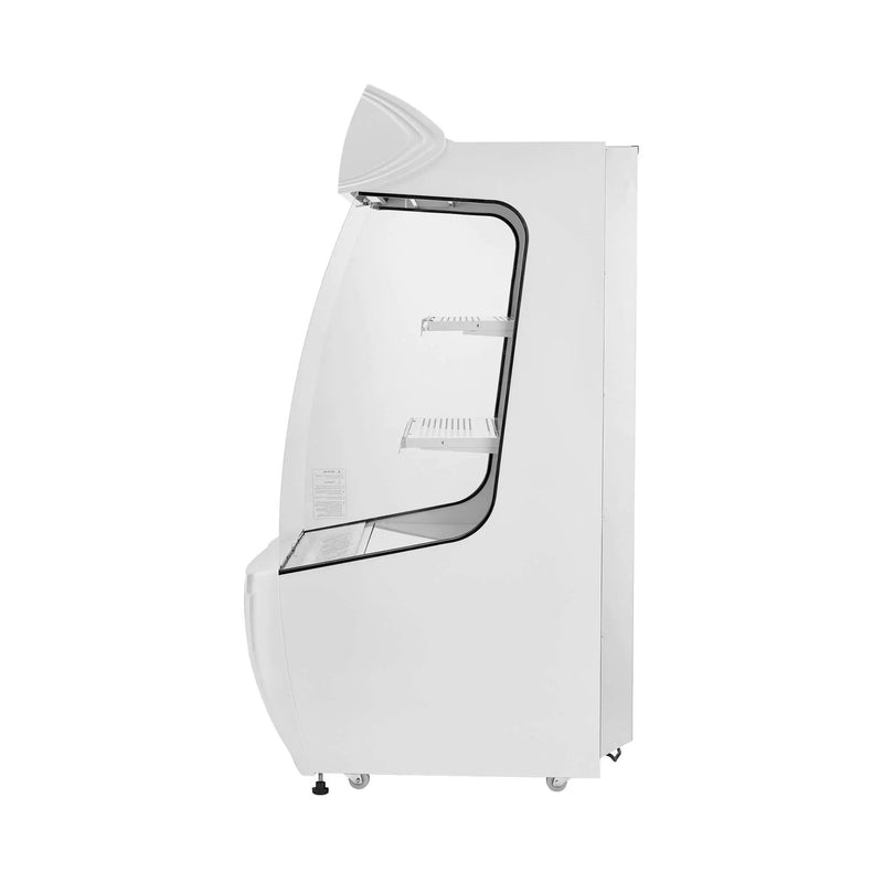 Heavy-Duty 12 Cu.Ft 2-Tier Open-Air Industrial Display Merchandiser Cooler (SAK14832) by SAKSBY WHOLESALE