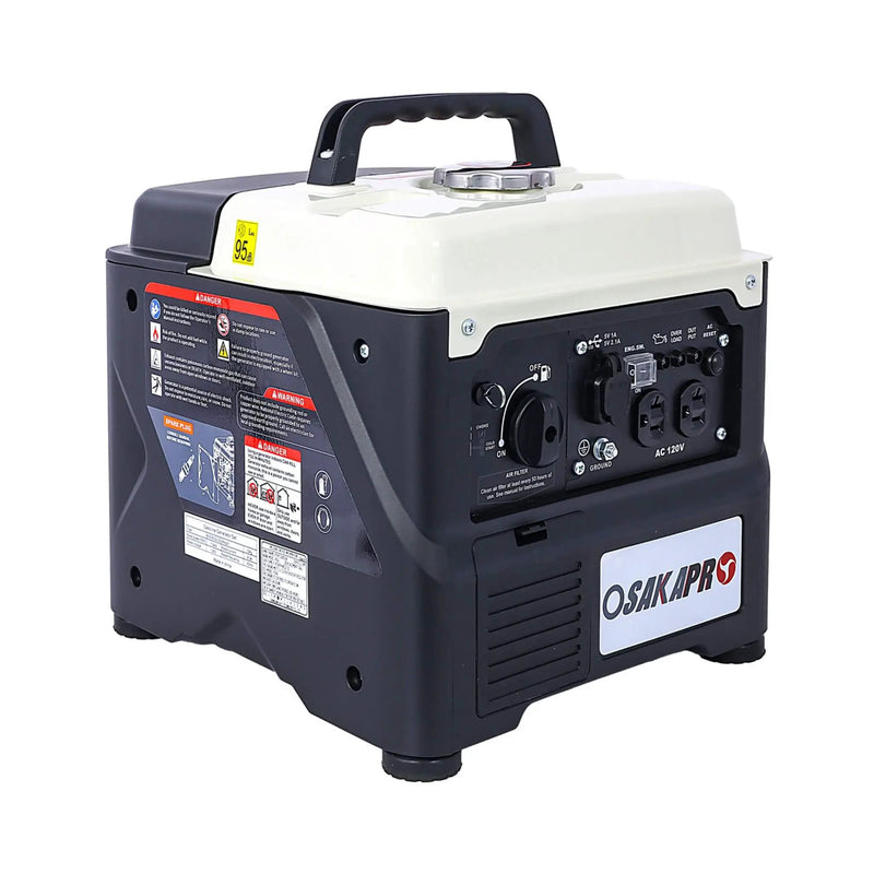 Heavy-Duty 1200W Ultra-Quiet Portable Gas Engine Inverter Generator (SAK54675) by SAKSBY WHOLESALE