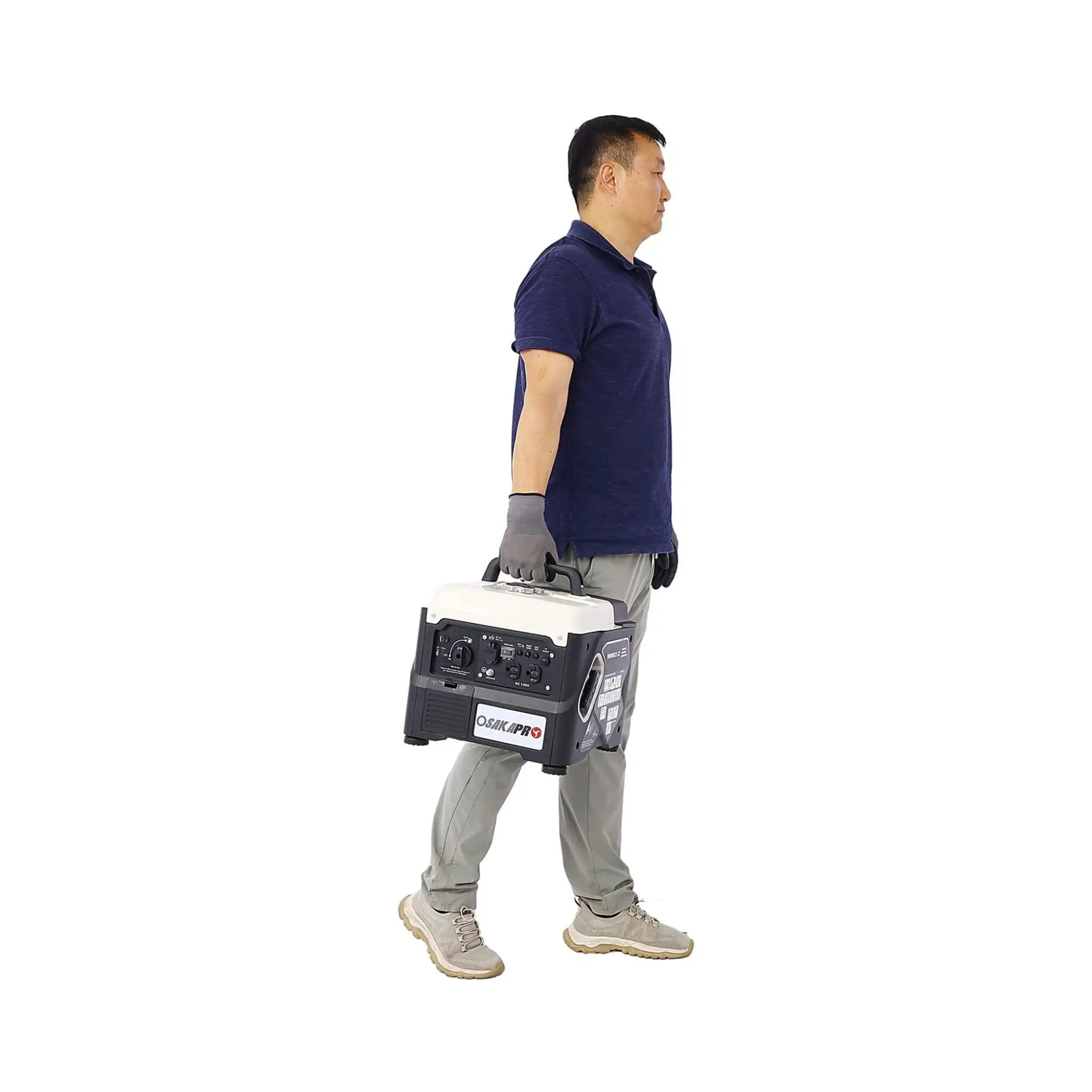 Heavy-Duty 1200W Ultra-Quiet Portable Gas Engine Inverter Generator (SAK54675) by SAKSBY WHOLESALE