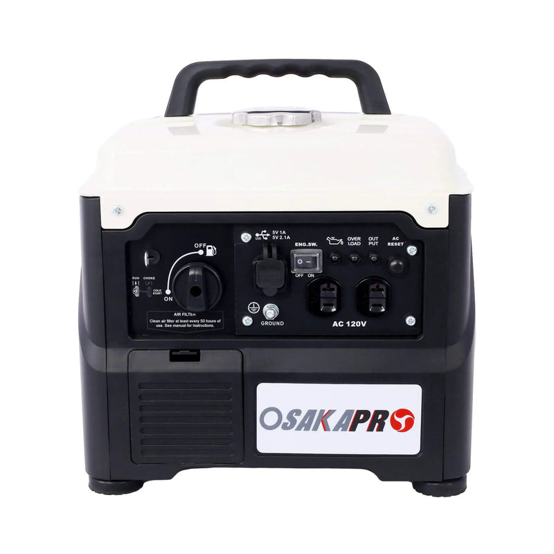 Heavy-Duty 1200W Ultra-Quiet Portable Gas Engine Inverter Generator (SAK54675) by SAKSBY WHOLESALE