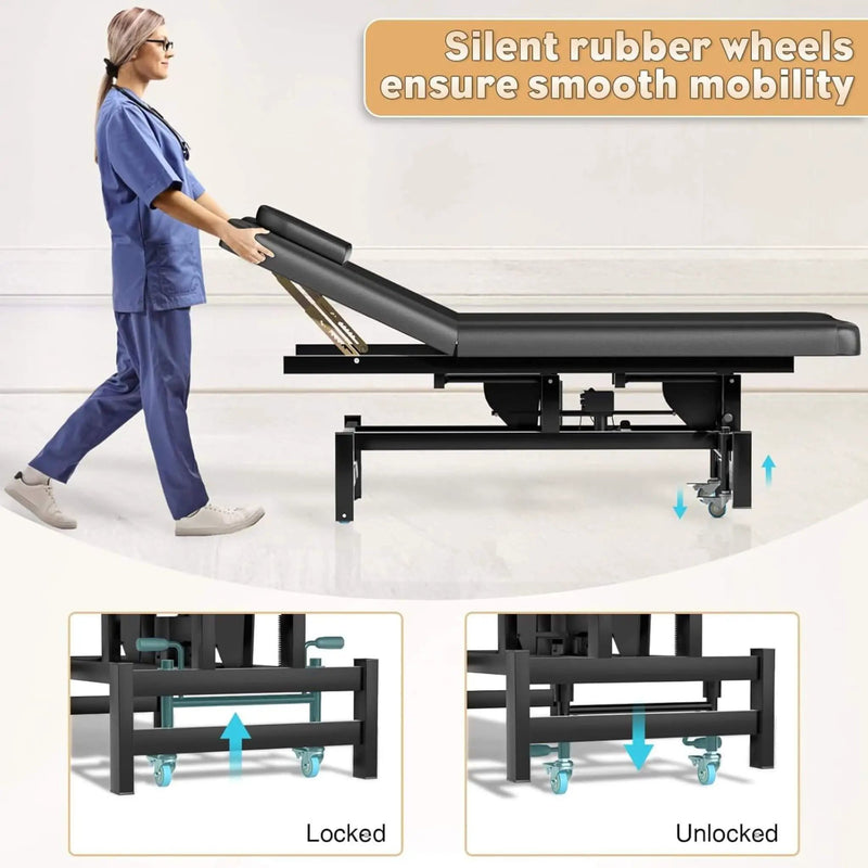 Heavy-Duty 1500 LBS Adjustable Electric Massage Table With Lift (SAK74105) by SAKSBY WHOLESALE