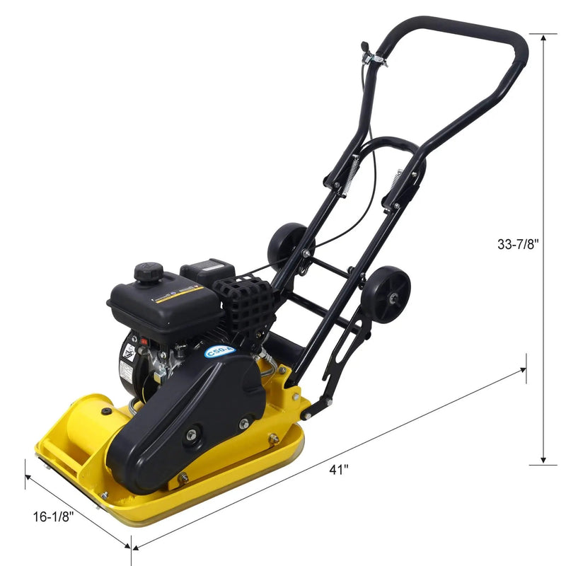 Heavy-Duty 2.5HP 79CC 8200N Gas-Powered Plate Compactor Machine (SAK58492) by SAKSBY WHOLESALE