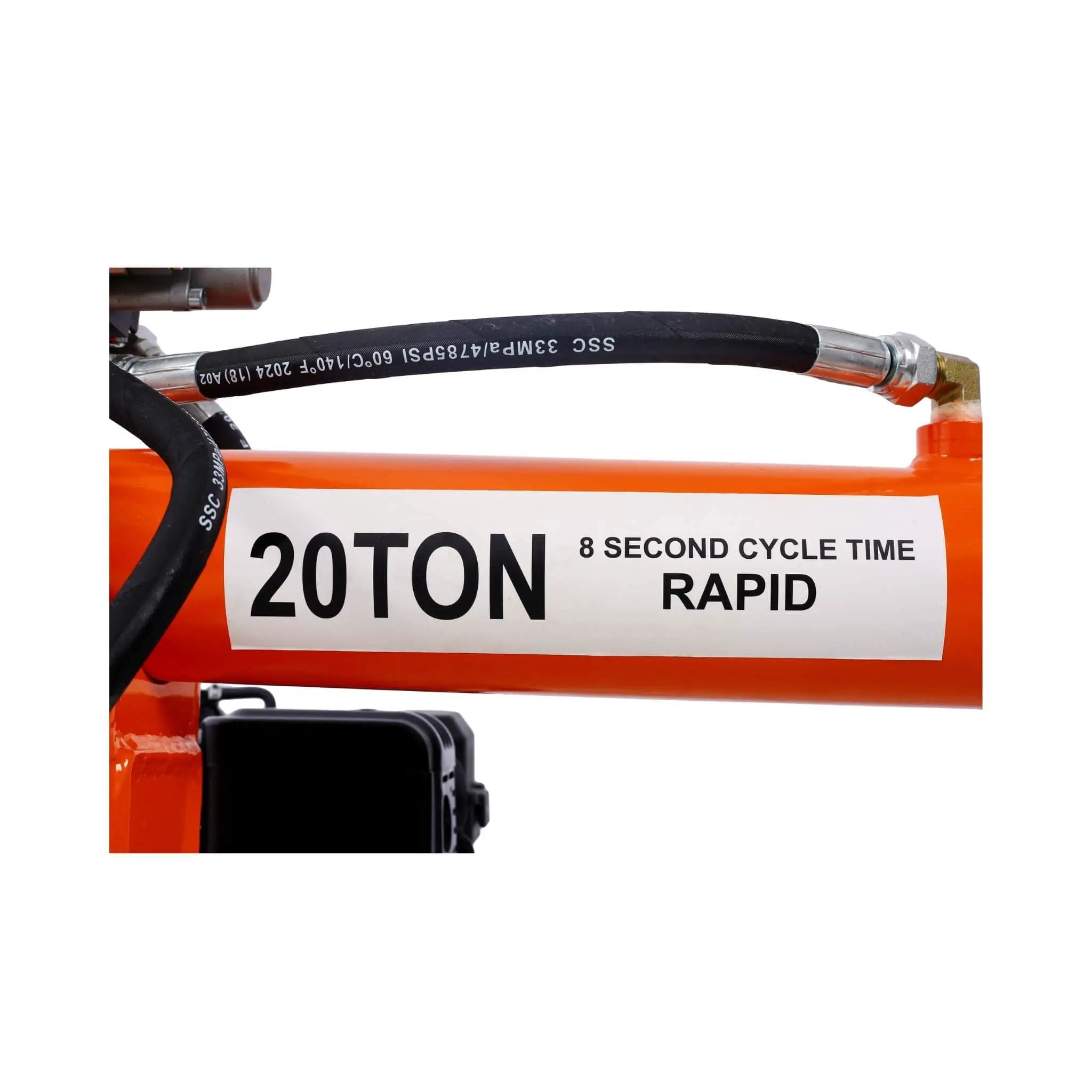 Heavy-Duty 20-Ton 7HP Portable Log Splitter With Auto-Return Hydraulic Ram (SAK15842) by SAKSBY WHOLESALE