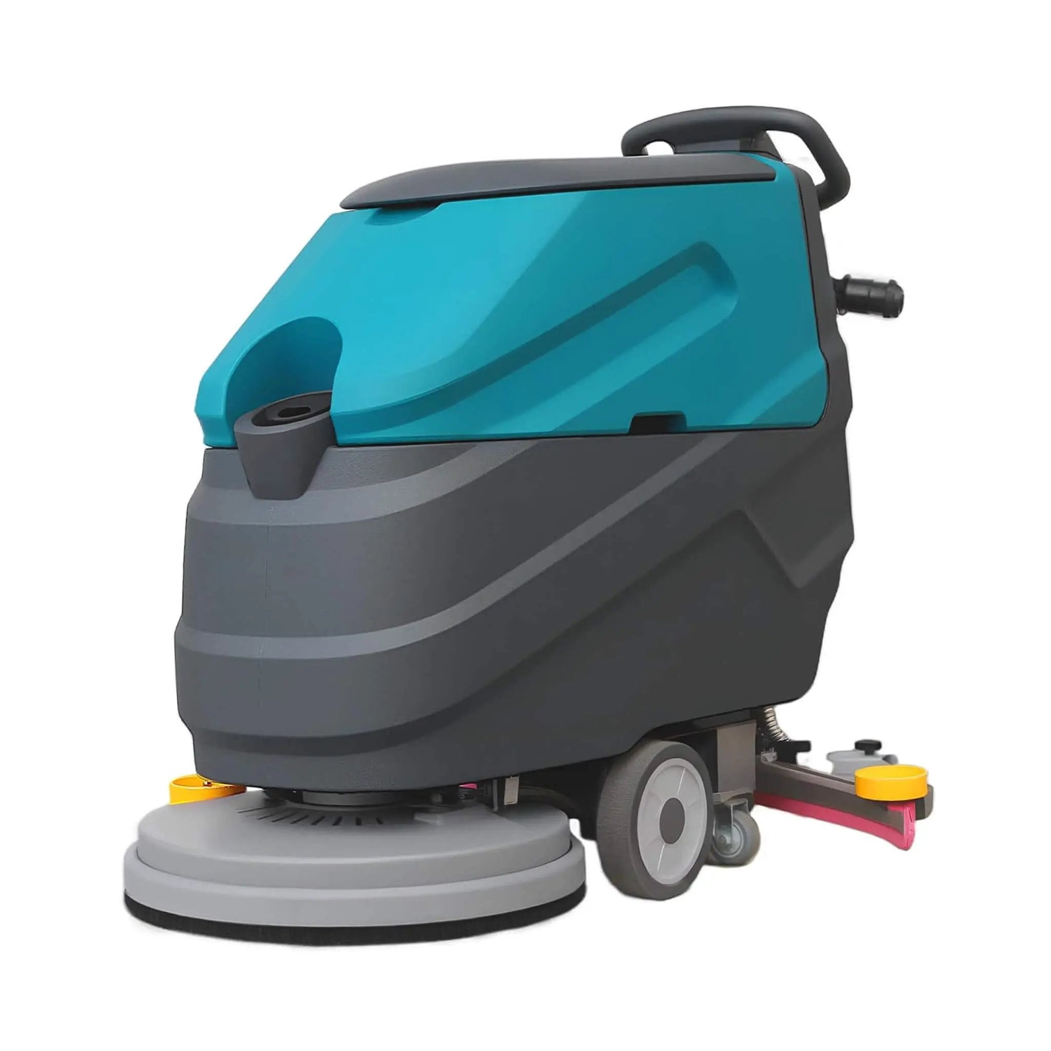 Heavy-Duty 22-Inch Industrial Walk-Behind Floor Scrubber With Squeegee Suction (SAK90834) by SAKSBY WHOLESALE