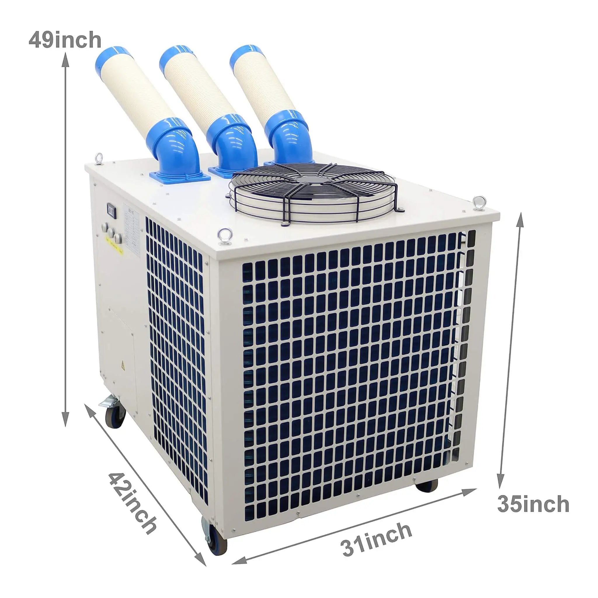 Heavy-Duty 220V Portable 29K BTU Outdoor Industrial Spot Cooler Air Conditioner [No Plug] (SAK18736) by SAKSBY WHOLESALE