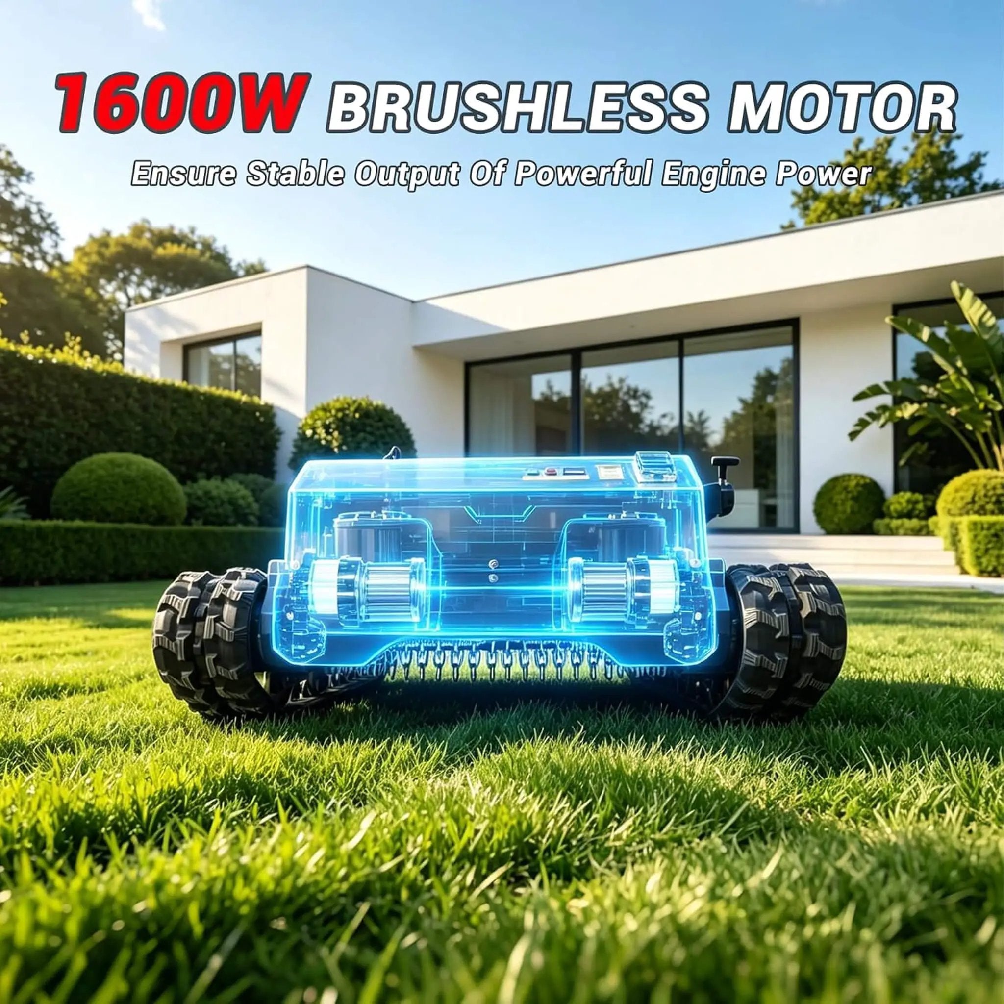 Heavy-Duty 23HP Remote-Controlled Track Mower With 35-Inch Deck (SAK62581) by SAKSBY WHOLESALE