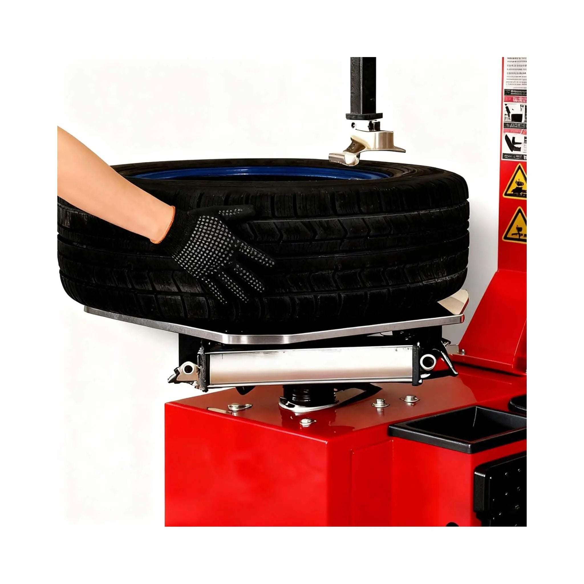 Heavy-Duty 24-Inch Industrial Semi-Automatic Tire Changer With Bead Blaster And Rim Clamp (SAK24697) by SAKSBY WHOLESALE