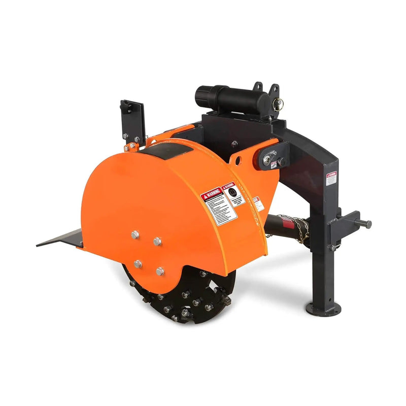 Heavy-Duty 3-Point PTO Powered Stump Root Grinder For 15-45HP Tractors [PTO Shaft Included] (SAK27940) by SAKSBY WHOLESALE