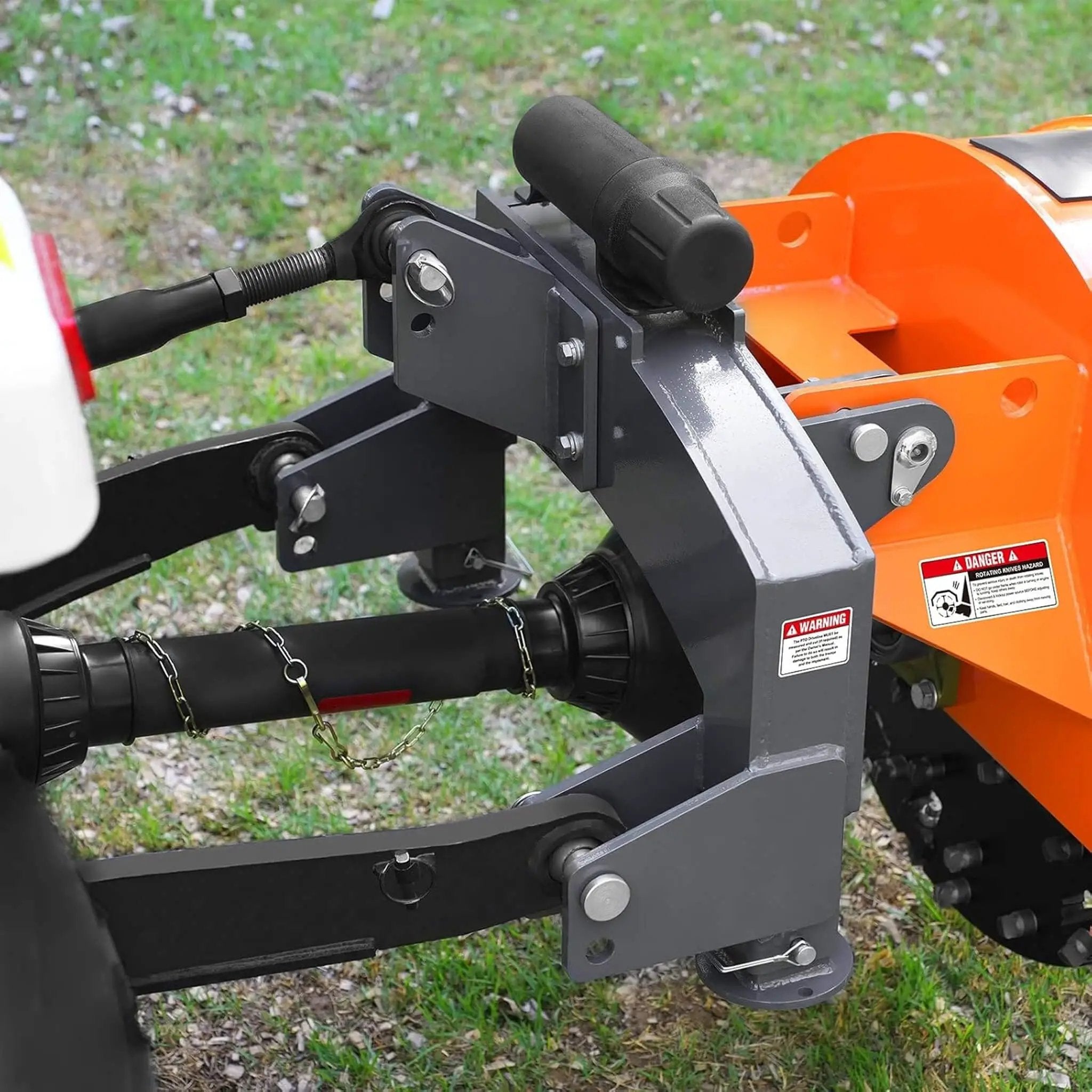Heavy-Duty 30-Inch 3-Point PTO Stump Grinder For 40-100HP Tractors [PTO Shaft Included] (SAK47092) by SAKSBY WHOLESALE