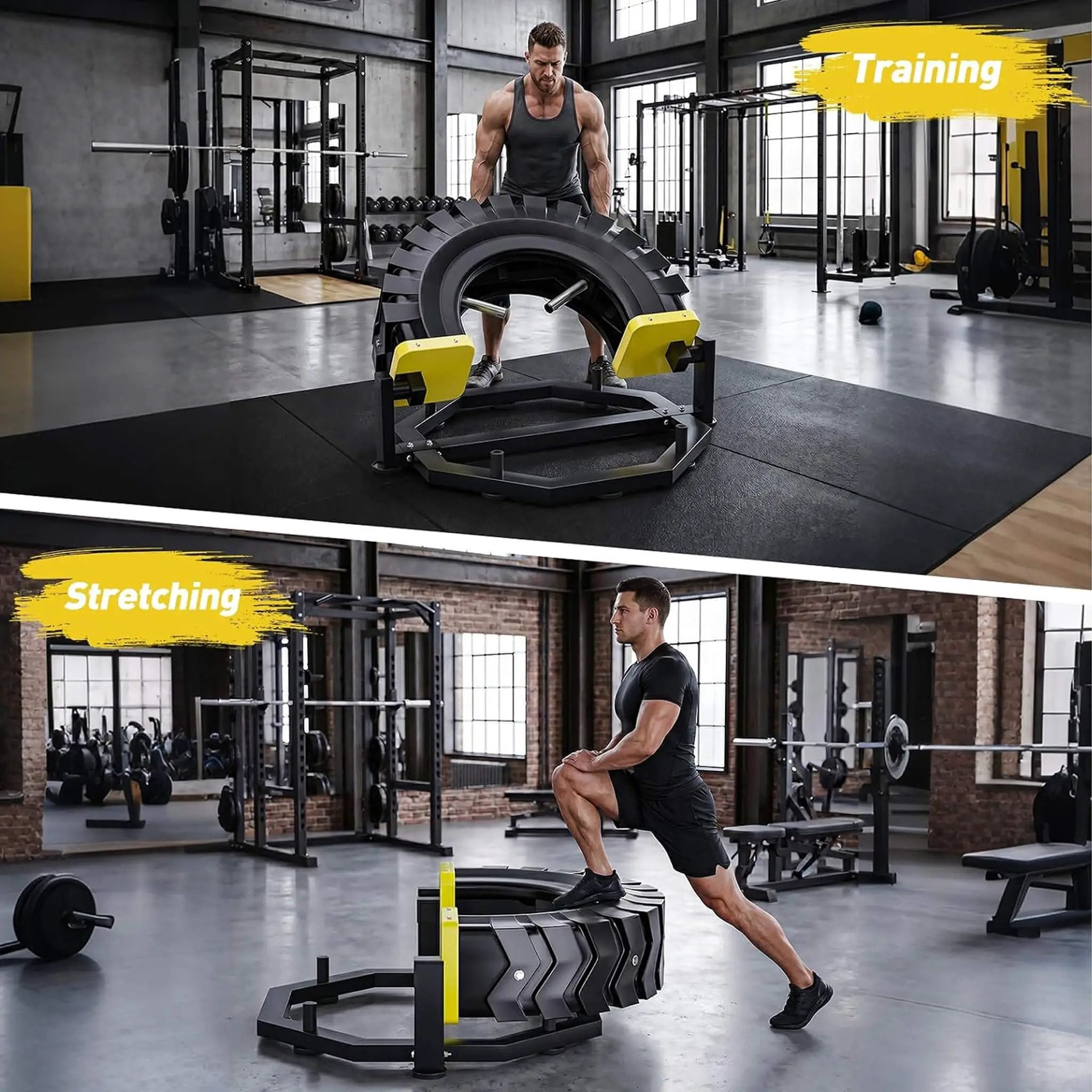 Rovix Heavy-Duty 330LBS Multifunctional Flip Machine With Anti-Slip Base (SAK90527) by SAKSBY WHOLESALE